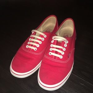 Red Vans